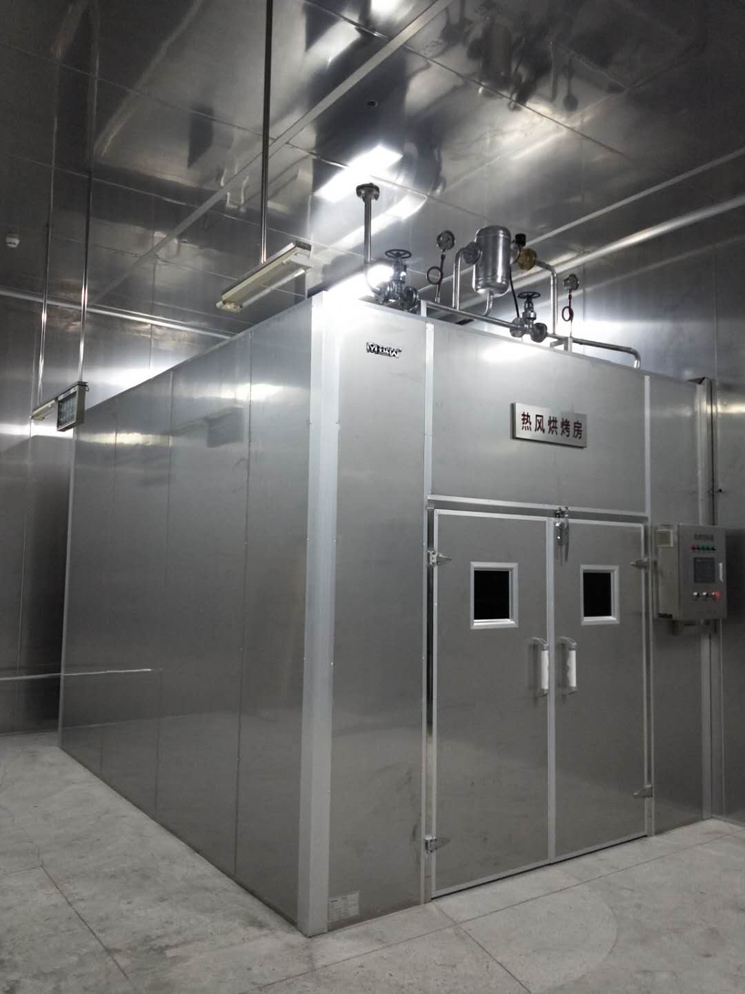益陽瑪山產(chǎn)業(yè)機(jī)械有限公司，湖南益陽螺旋風(fēng)管廠家，熱風(fēng)食品烤房